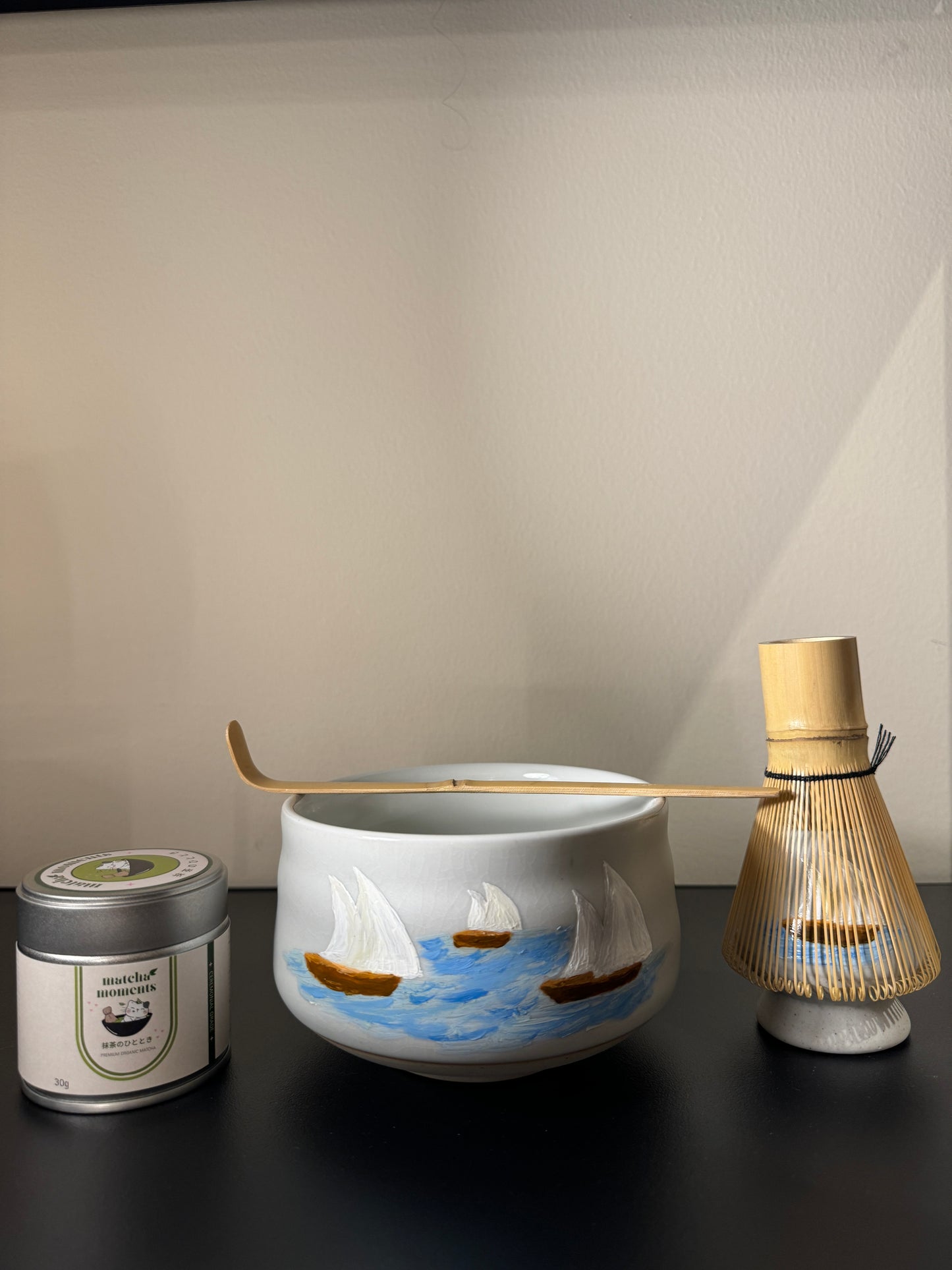 Pre-Order Hand-painted Sails Set & matcha (zip lock)