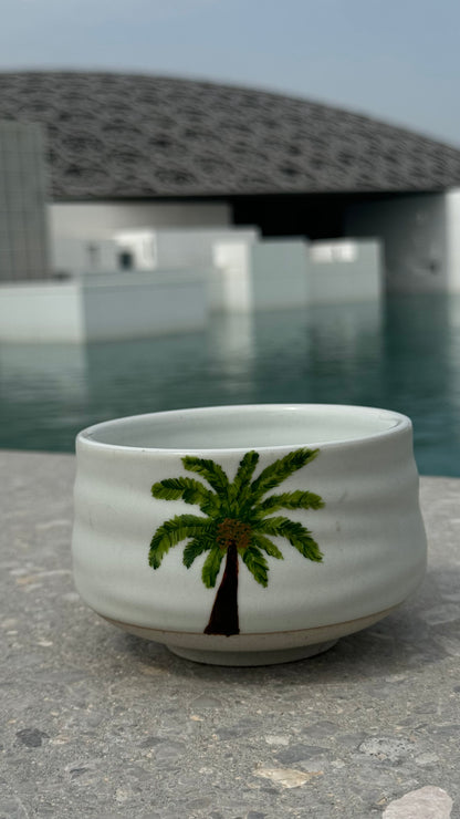 Pre-Order Hand-painted Palm Tree Set & matcha (zip lock)